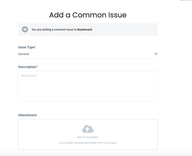 Common Issues 4