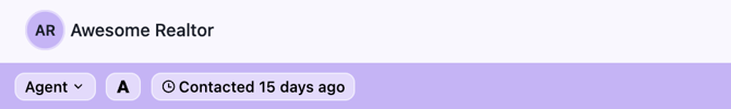New Contact Bar
